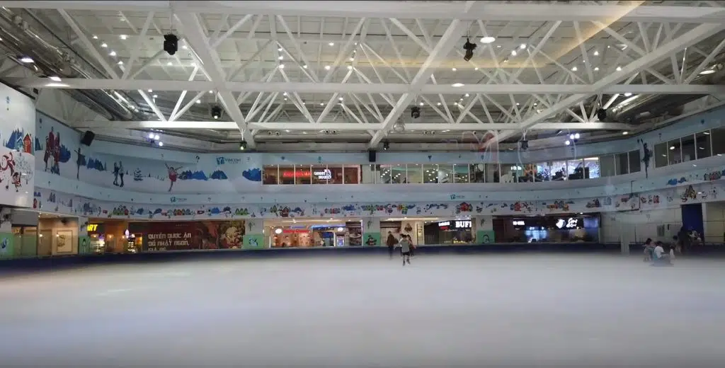 ice rink in vincom