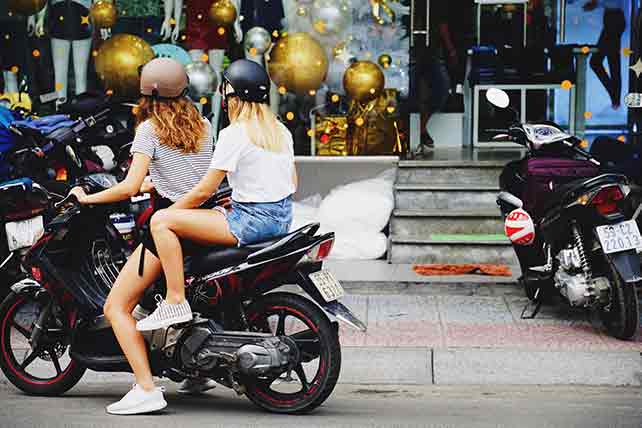Motorbike rental scam