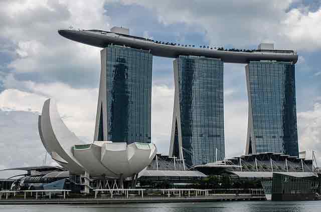 Singapore Marina sands bay